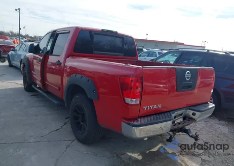 2008 Nissan Titan Se из США, поврежденный, VIN 1N6BA07D38N322397